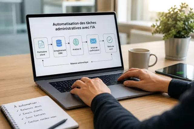 Comment automatiser les tâches administratives d’une TPE avec l’IA ?